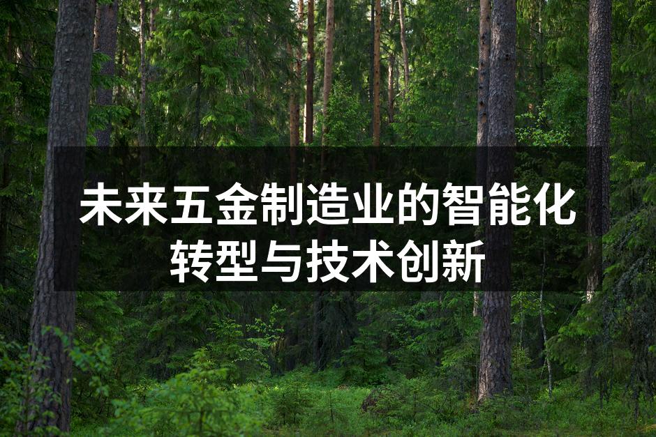 未来五金制造业的智能化转型与技术创新